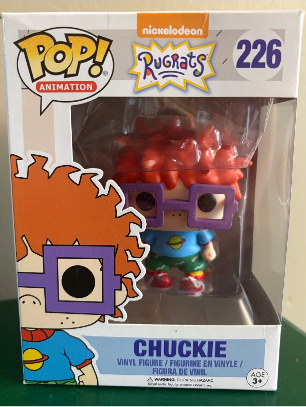 Funko Rugrats Pop! Animation Chuckie Vinyl Figure 226